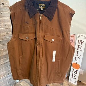 Men's Brown Vest